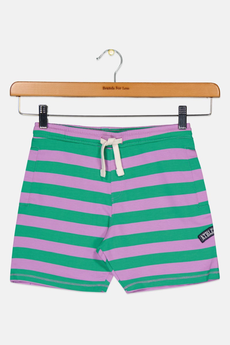 Hamleys Toddlers Boy Stripe Basic Shorts, Multicolor - Image 3